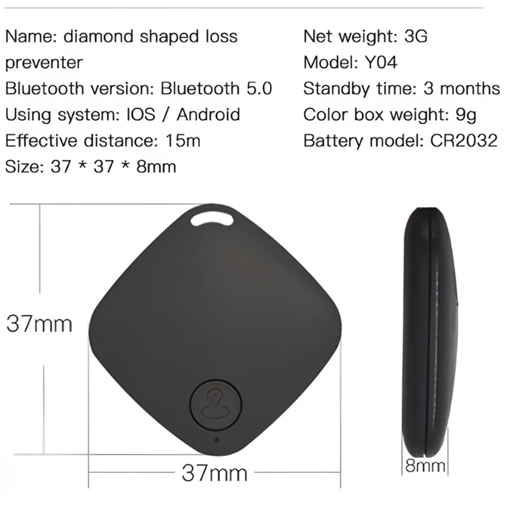 Rastreador GPS Inteligente AirTag (Carro, Mala, Moto, Animal de Estimação, Criança) Sem Limite de Distância - Caulog Store