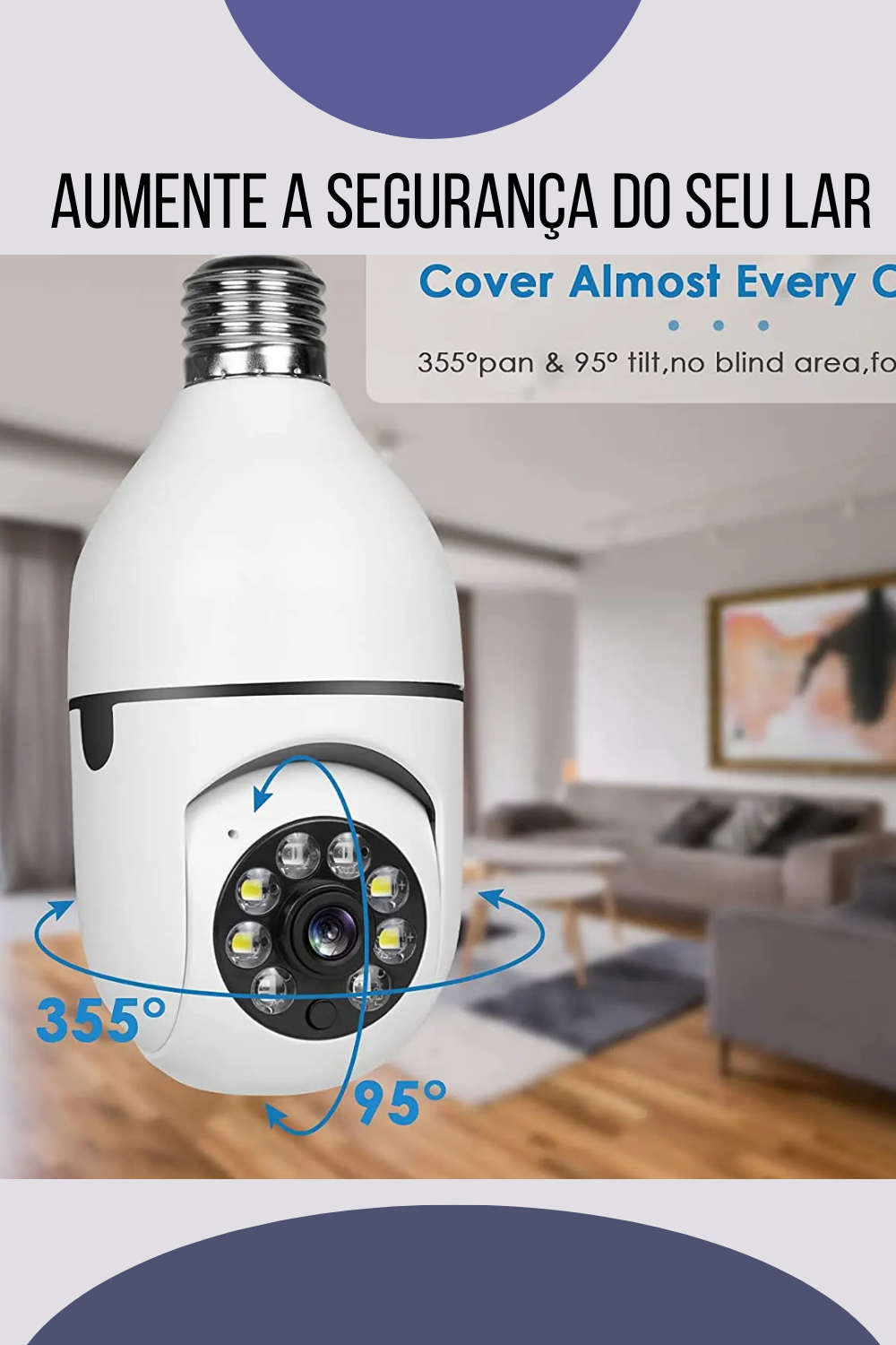 Câmera Inteligente de Segurança Wi-Fi (cópia) - Caulog Store
