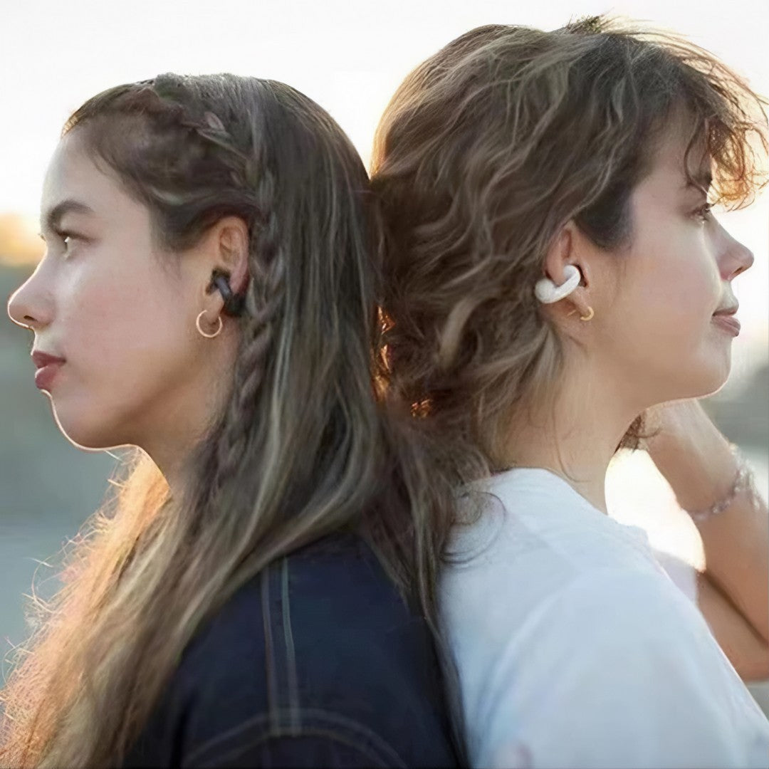 Kit 2 BoneWave™ – Fone Bluetooth de Condução Óssea Sem Fio - Caulog Store