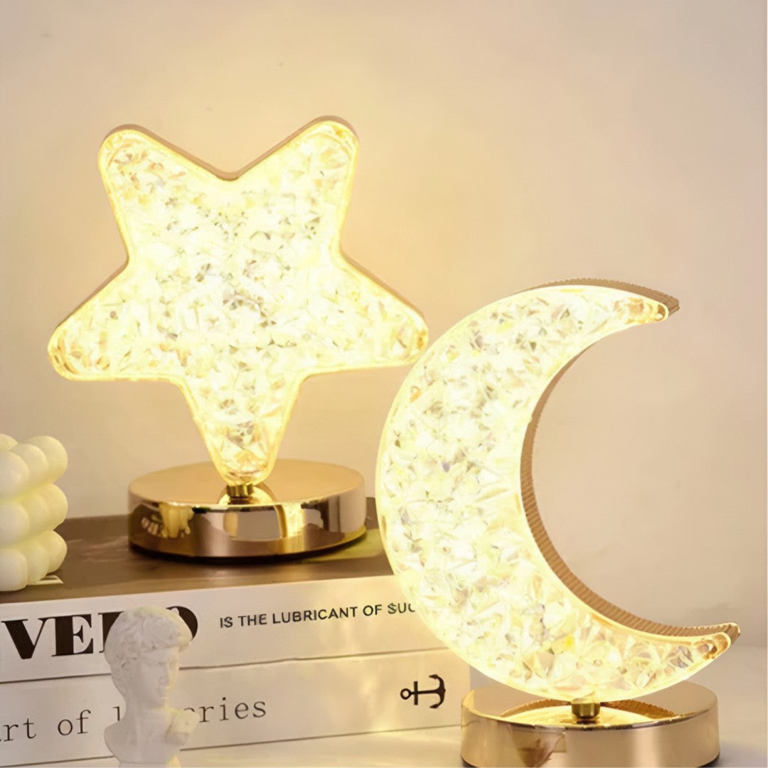 💎 Luminária Touch CristalLux™ – Ilumine Seu Espaço com Elegância e Sofisticação - Caulog Store