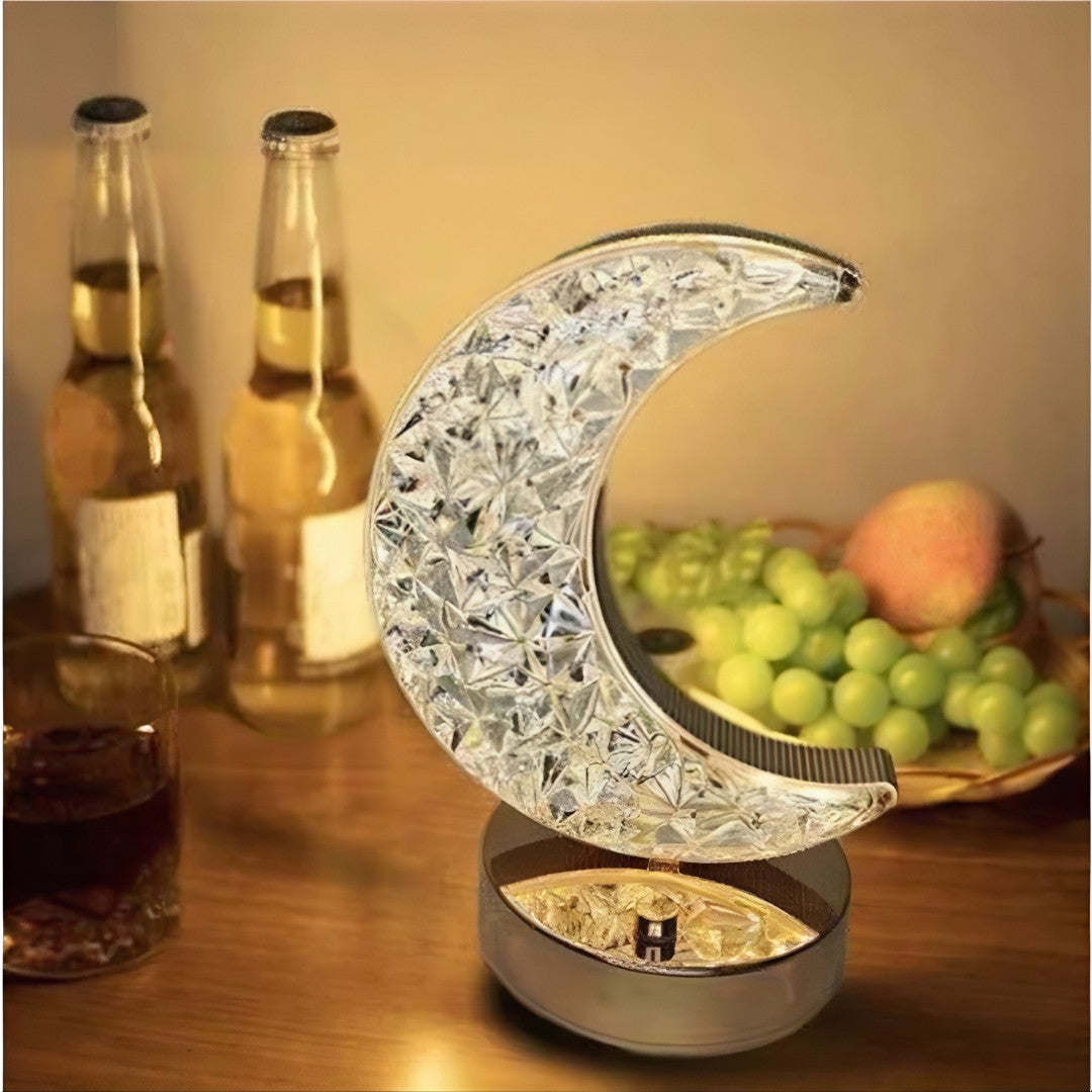 💎 Luminária Touch CristalLux™ – Ilumine Seu Espaço com Elegância e Sofisticação - Caulog Store