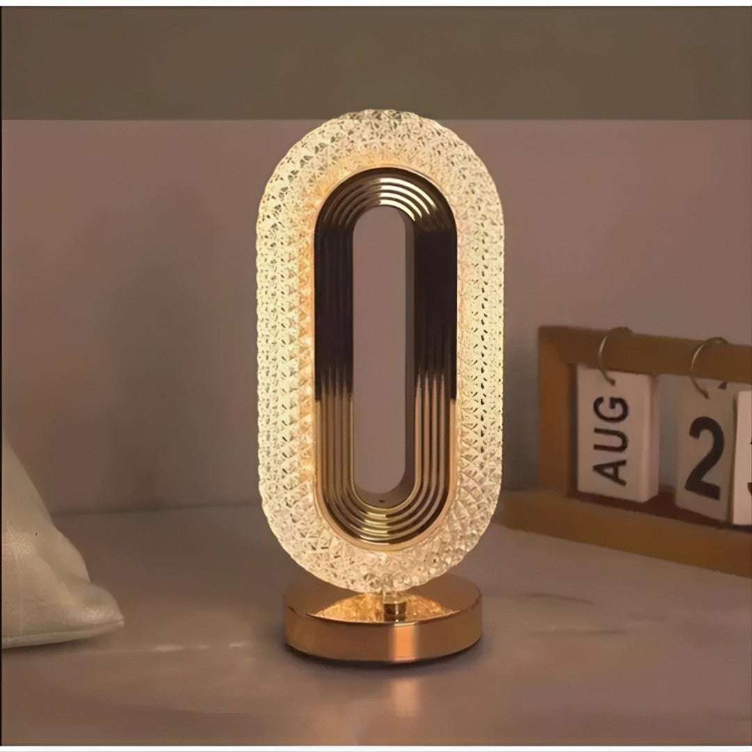 💎 Luminária Touch CristalLux™ – Ilumine Seu Espaço com Elegância e Sofisticação - Caulog Store