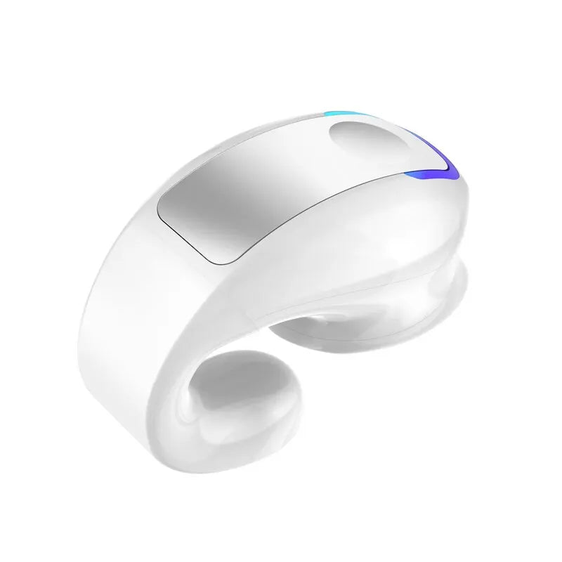 Fone de ouvido com clipe, fone de ouvido Bluetooth sem fio, fone de ouvido de condução óssea, fone de ouvido TWS de alta qualidade, fones de ouvido esportivos com cancelamento de ruído e microfone.