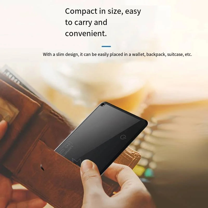 Cartão rastreador de carteira com carregamento sem fio, localização GPS, localizador inteligente para iPhone e dispositivos Apple, encontre meu Airtag GPS. - Caulog Store