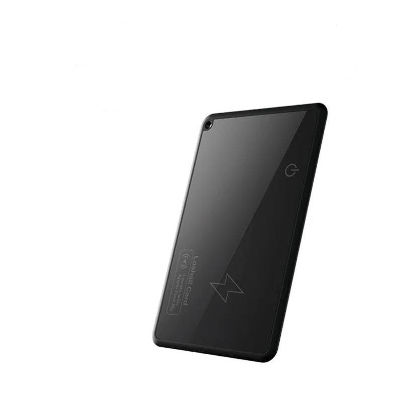 Cartão rastreador de carteira com carregamento sem fio, localização GPS, localizador inteligente para iPhone e dispositivos Apple, encontre meu Airtag GPS. - Caulog Store