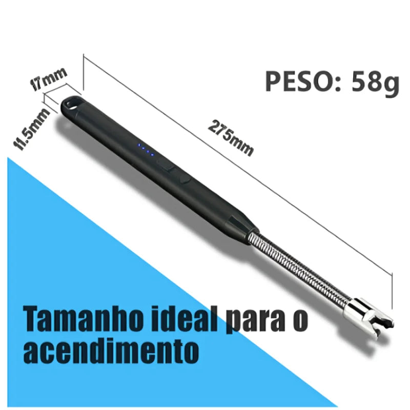 Acendedor Plasma Ecológico Portátil - Caulog Store