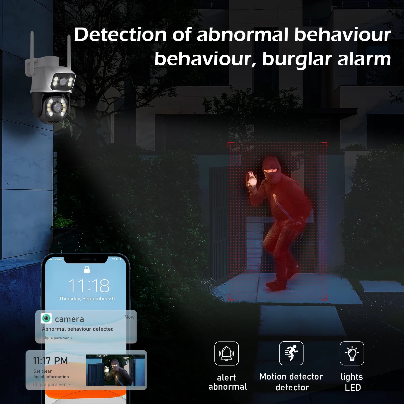 Câmera de Segurança 360 Graus - Caulog Store