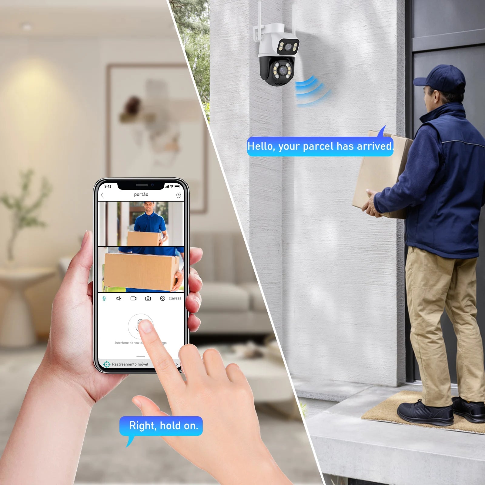 Câmera de Segurança 360 Graus - Caulog Store