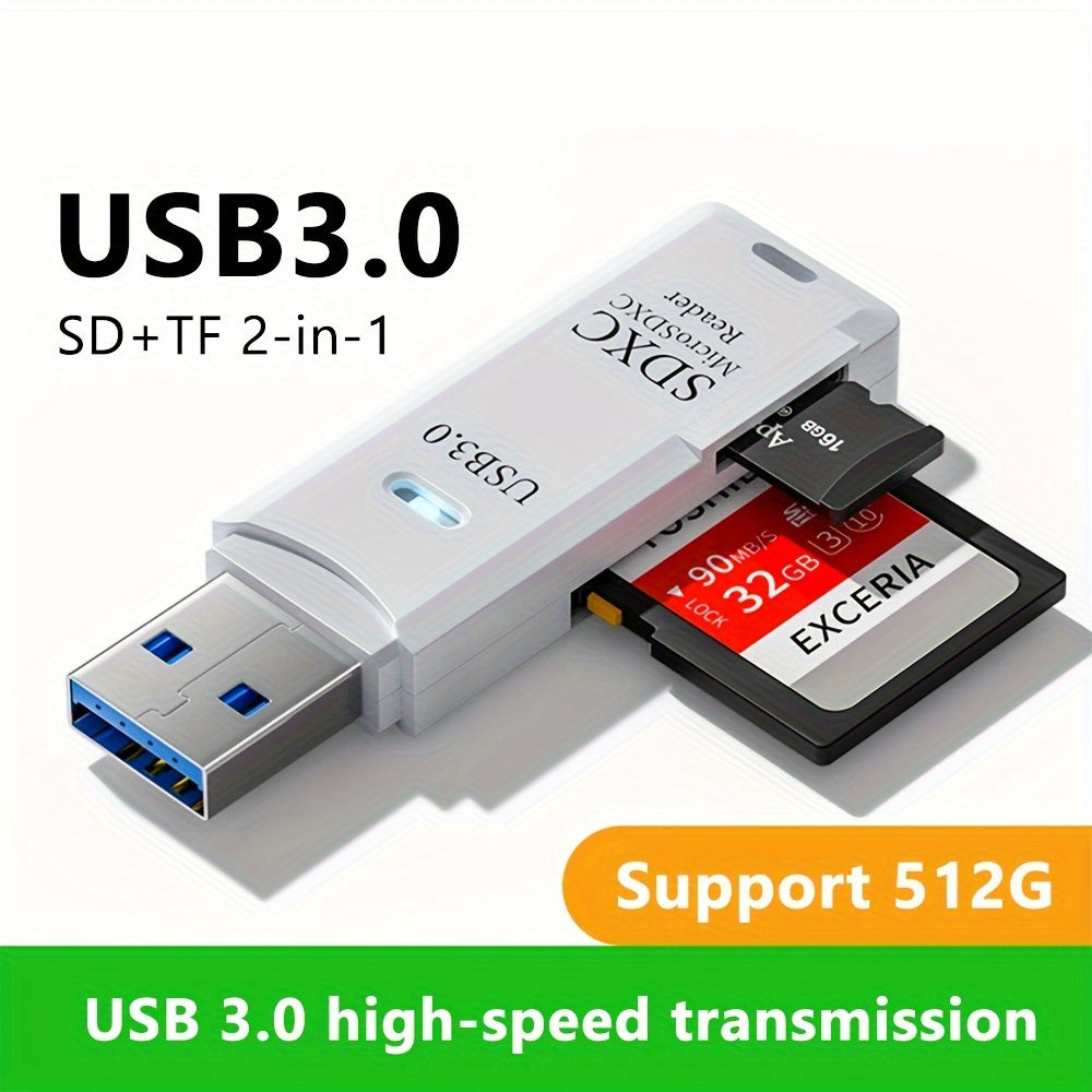 Leitor de Cartão USB Dois em Um - Caulog Store