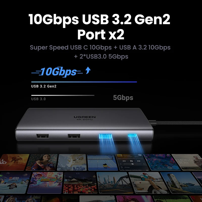 Hub USB-C Mágico UGREEN - Caulog Store