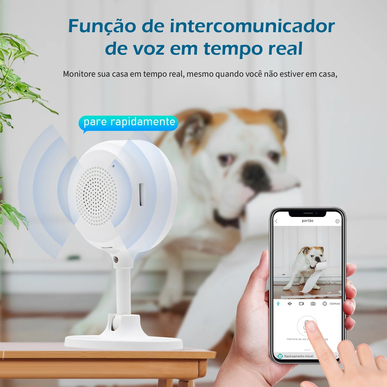 Câmera Segura Inteligente WiFi - Caulog Store