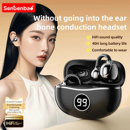 🎧 Ouça suas músicas com total conforto e segurança para a prática desportiva – ClipSound S151