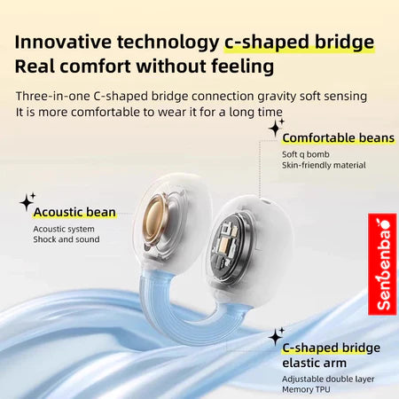 đ§ Ouça suas mĂșsicas com total conforto e segurança para a prĂĄtica desportiva â ClipSound S151 - Caulog Store