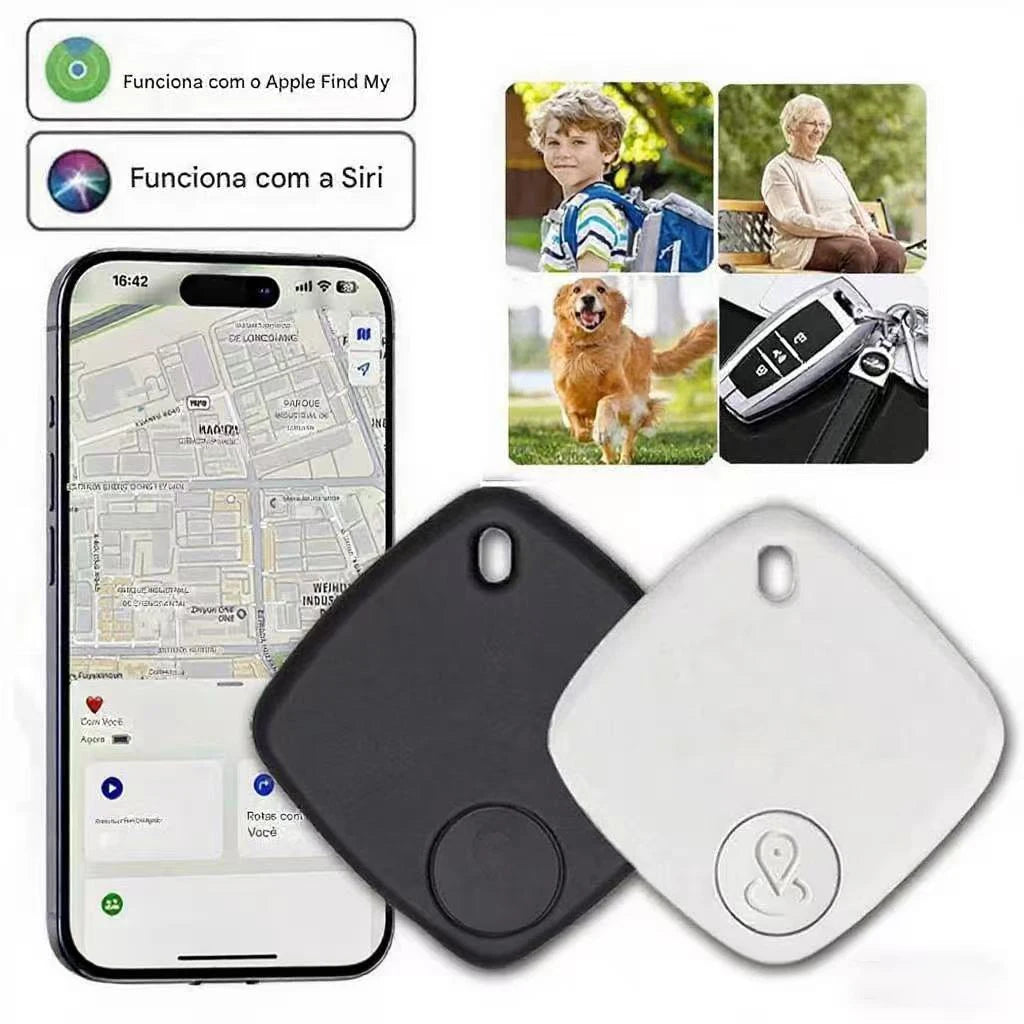 Rastreador GPS Inteligente AirTag (Carro, Mala, Moto, Animal de Estimação, Criança) Sem Limite de Distância - Caulog Store