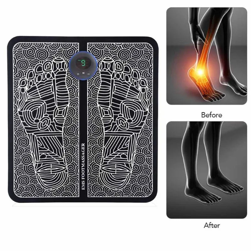 Massageador elétrico para pés, terapia muscular, relaxamento, cuidados de saúde. - Caulog Store