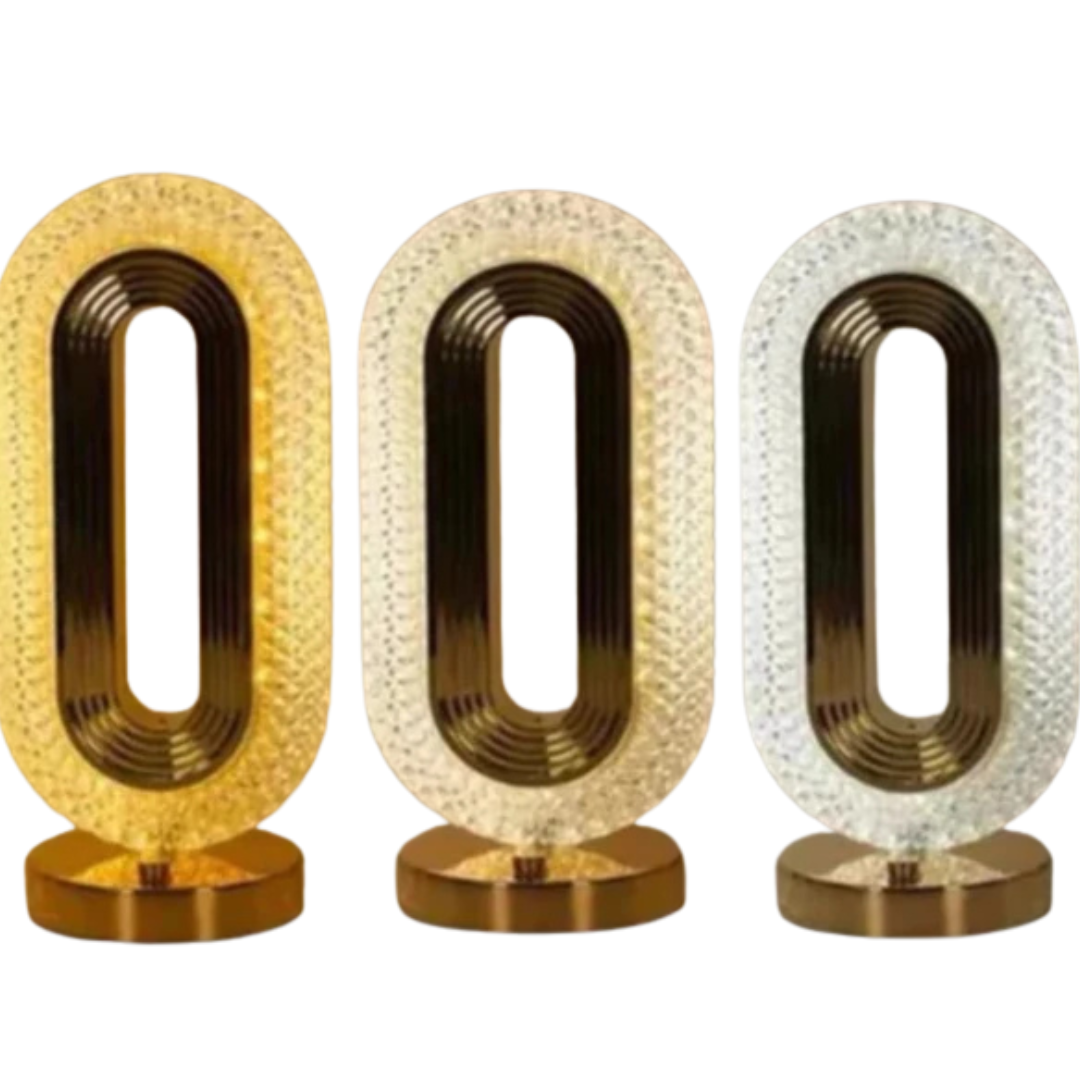 💎 Luminária Touch CristalLux™ – Ilumine Seu Espaço com Elegância e Sofisticação