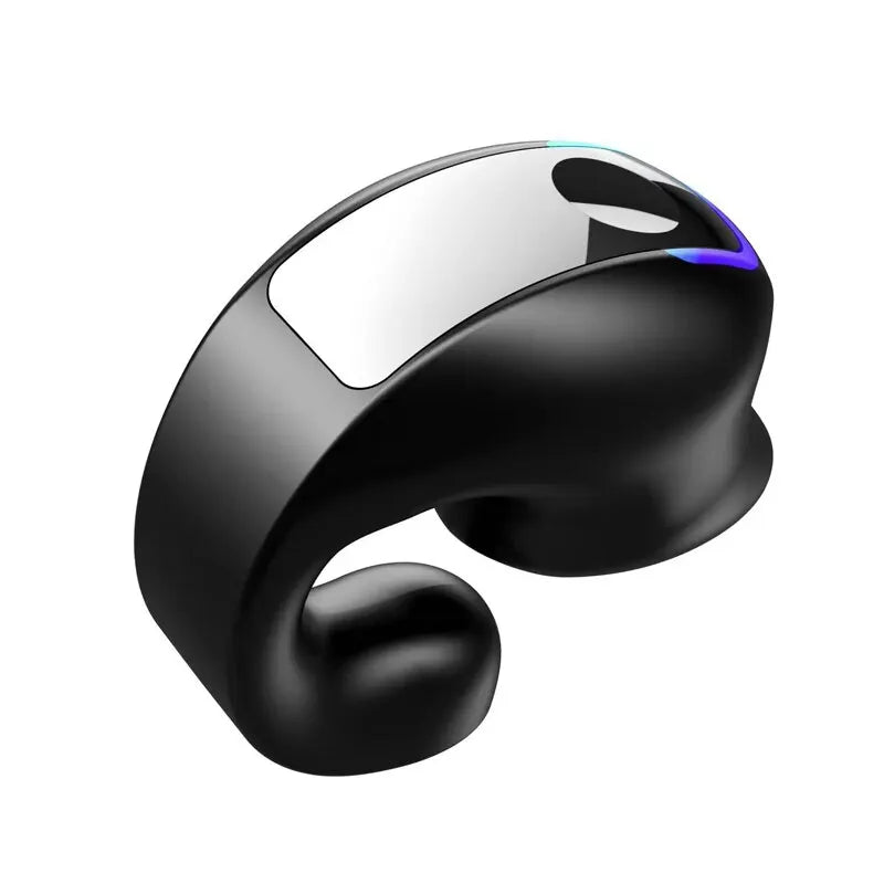 Fone de ouvido com clipe, fone de ouvido Bluetooth sem fio, fone de ouvido de condução óssea, fone de ouvido TWS de alta qualidade, fones de ouvido esportivos com cancelamento de ruído e microfone.