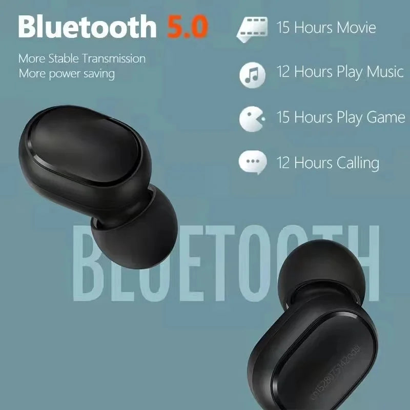 Fone sem fio Airdots Bluetooth 5.0 TWS universal para celular. - Caulog Store