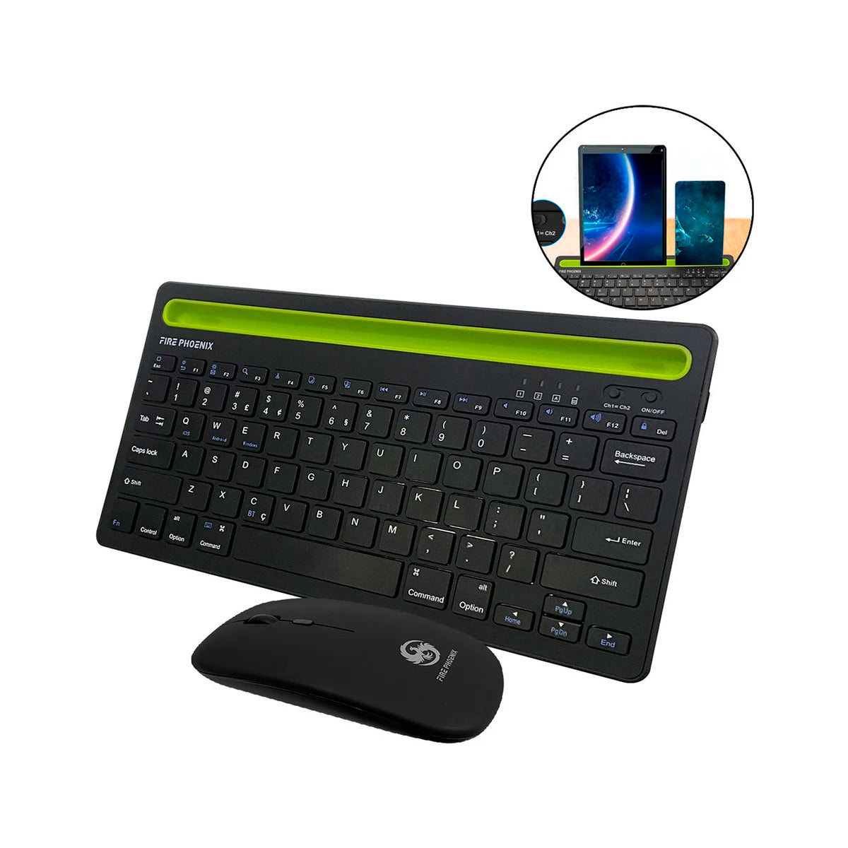 Teclado e Mouse Bluetooth Sem Fios - Caulog Store