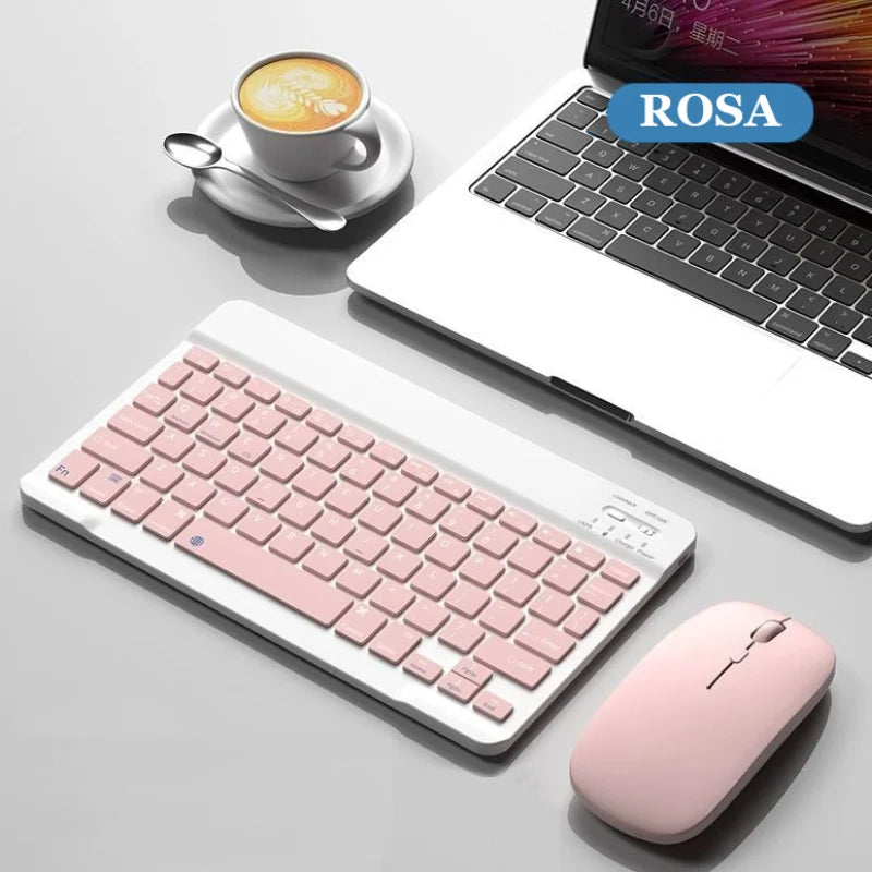 Teclado e Mouse Macaron Mágico - Caulog Store