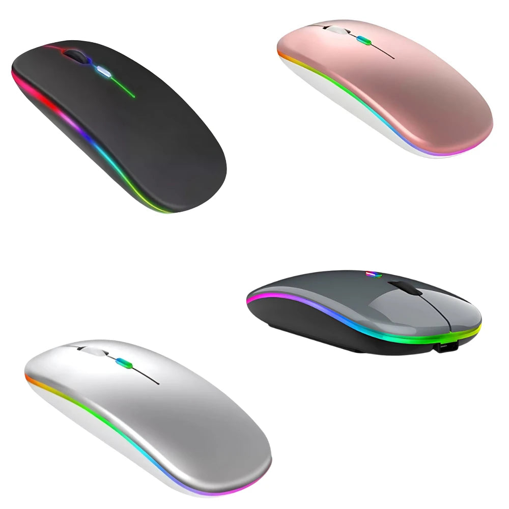 Mouse Sem Fio Luminoso - Caulog Store
