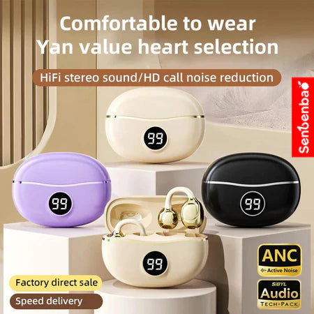 🎧 Ouça suas músicas com total conforto e segurança para a prática desportiva – ClipSound S151 - Caulog Store