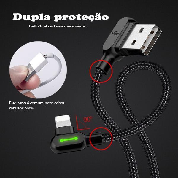 Carregador para iPhone - USB C - Micro-USB | Cabo Titã™ - Caulog Store