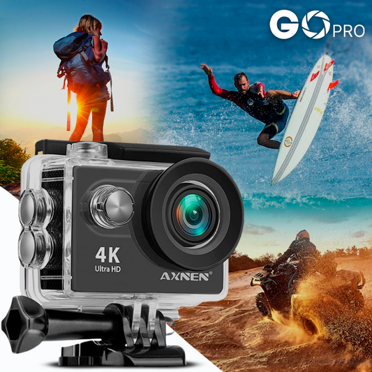 Câmera de Ação Profissional Portátil 4K Ultra HD 60FPS - Estilo Go Pro - Caulog Store